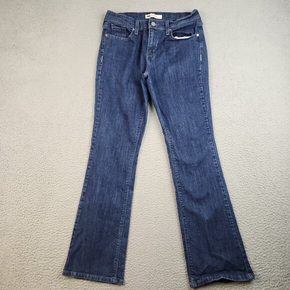 Levi's Jeans Womens Size 8M Curvy Bootcut Mid Rise 515 Stretch Blue Denim Ladies - Picture 1 of 11